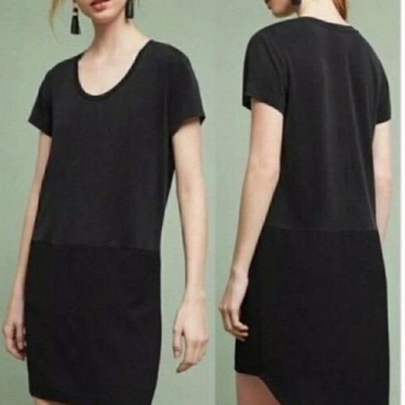 Anthro Dolan Loren Black Dress Size Small - Picture 2 of 9